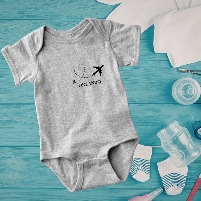 Family Vacation Airplane & Custom Travel Location T Shirt (Skapare uppladdad)