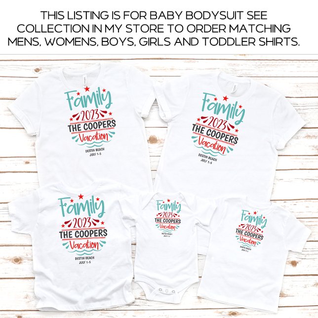 Family Vacation Beach-Anpassningsbarna, sommartid T Shirt (Skapare uppladdad)