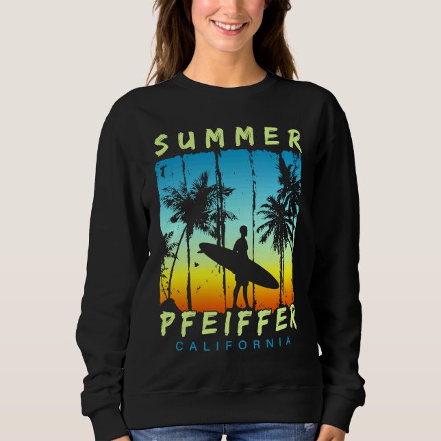 Family Vacation California Pfeiffer Beach T Shirt (Framsida)