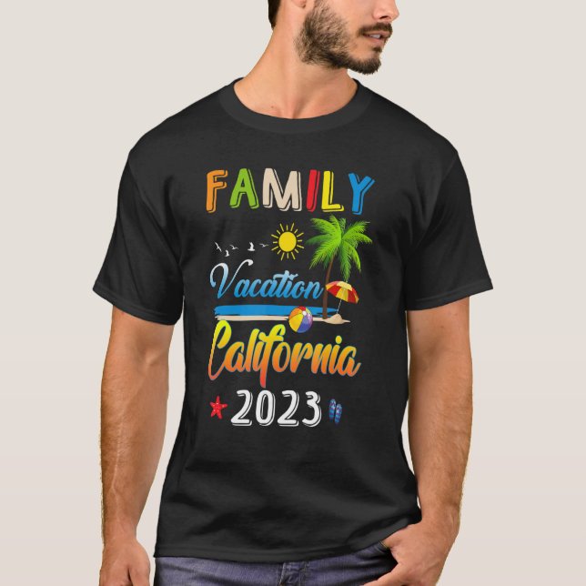 Family Vacation California Skapar Memories Togethe T Shirt (Framsida)