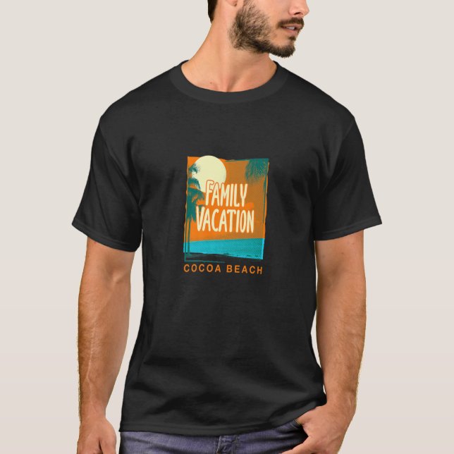Family Vacation Cocoa Beach Beach Florida Beach Bu T Shirt (Framsida)