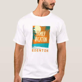 Family Vacation Edenton Beach North Carolina Beach T Shirt