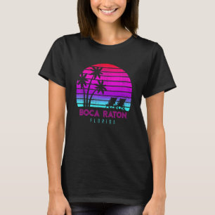 Family Vacation Florida Boca Raton Sunset Beach T Shirt
