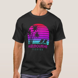 Family Vacation Florida Melbourne Sunset Beach T Shirt