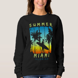 Family Vacation Florida Miami Sunset Beach T Shirt
