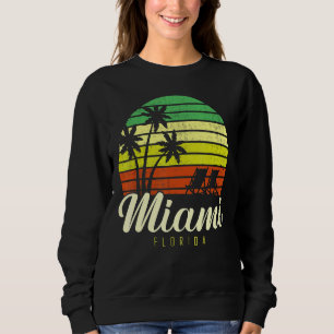 Family Vacation Florida Miami Sunset Beach T Shirt