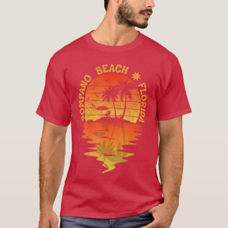 Family Vacation Florida Pompano Beach FL Vintage P T Shirt