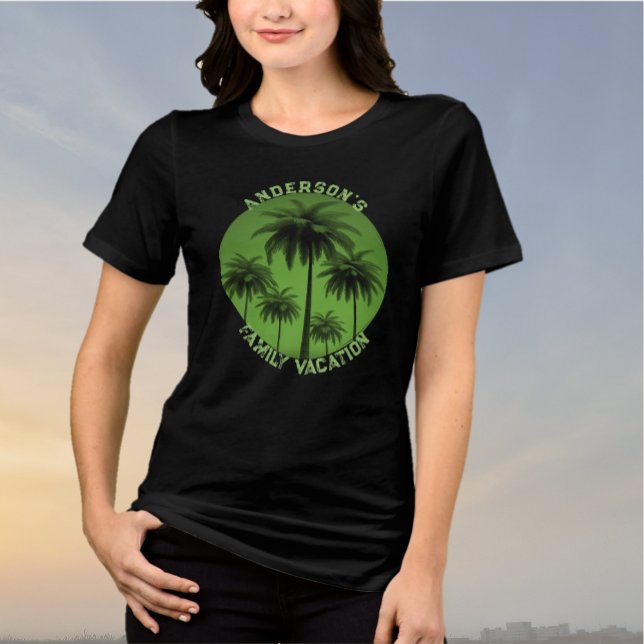 Family Vacation Graphic T-Shirt Tri-Blend Shirt (Skapare uppladdad)