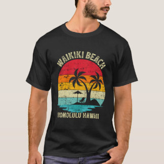 Family Vacation Honolulu Hawaii Waikiki Beach T Shirt