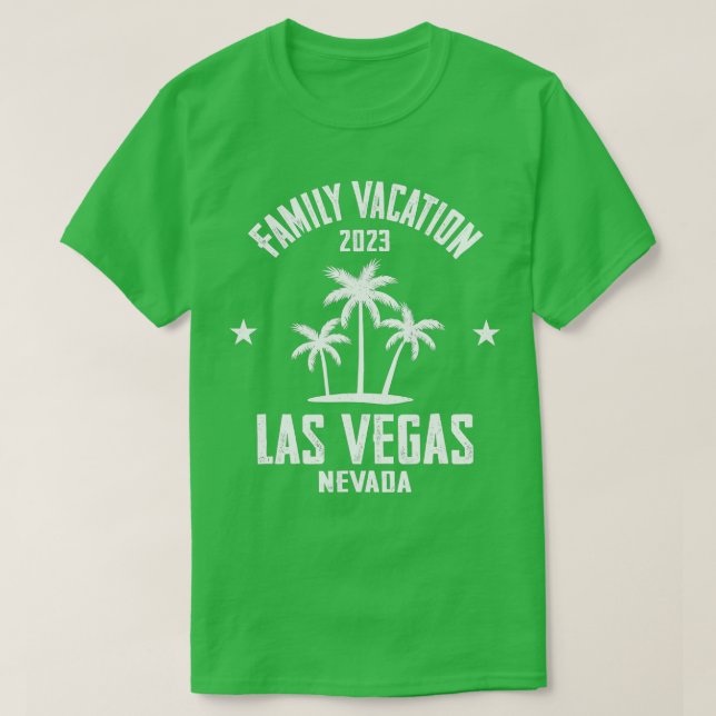 Family Vacation Las Vegas 2023 T Shirt (Design framsida)