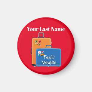 Family Vacation-mall, Anpassade Magnet