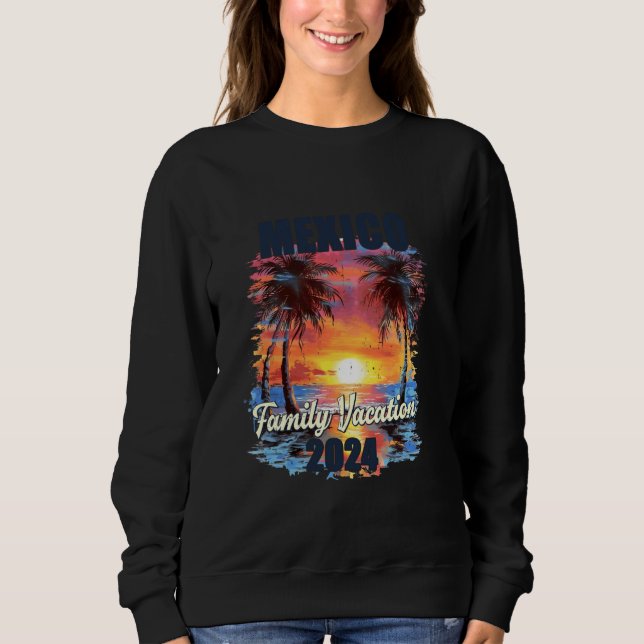 Family Vacation Mexico 2024 Sommarmatchning i Resa T Shirt (Framsida)