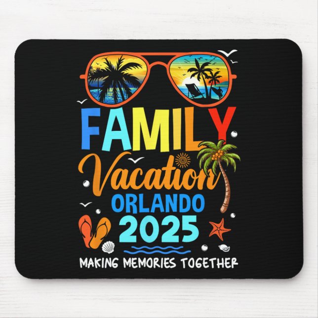 Family Vacation Orlando 2025 Family Vacation Toget Musmatta (Framsidan)