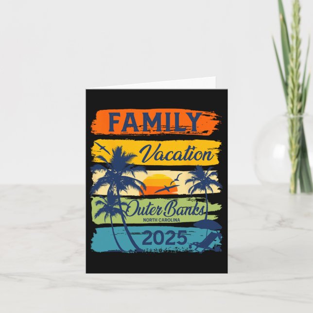 Family Vacation Outer Banker North Carolina 2025 F Kort (Framsida)