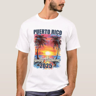 Family Vacation Puerto Rico 2025 Summer Resa Match T Shirt