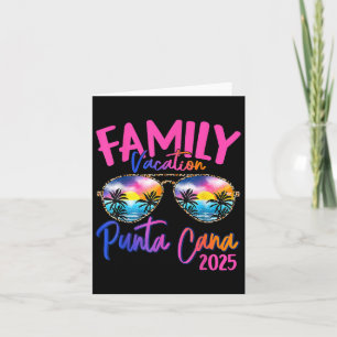 Family Vacation Punta Cana 2025 Matching Helgdag S Kort
