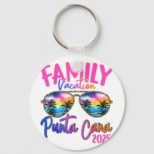 Family Vacation Punta Cana 2025 Matching Helgdag S Nyckelring