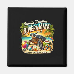 Family Vacation Riviera Maya 2025 Skapar minnen Magnet