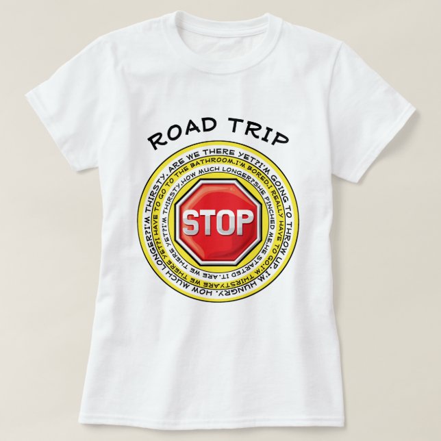 Family Vacation Road Resa T Shirt (Design framsida)