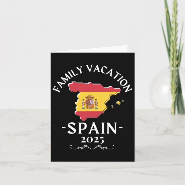 Family Vacation Spain 2025 Traveler Kort (Framsida)