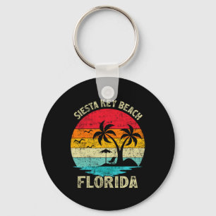 Family Vacation Vintage Retro Florida Siesta Nycke Nyckelring