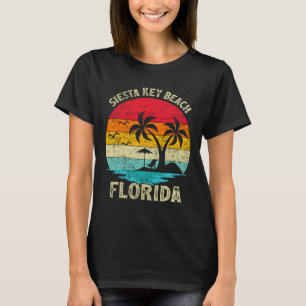 Family Vacation Vintage Retro Florida Siesta Nycke T Shirt