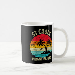 Family Vacation Vintage Retro Virgin Island St. Cr Kaffemugg