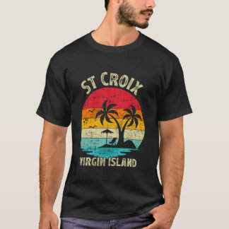 Family Vacation Vintage Retro Virgin Island St Cro T Shirt
