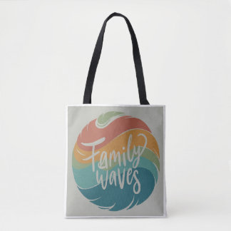 Family Vågar Tote Bag Tygkasse