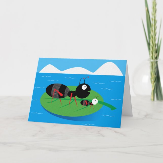 Family Valentines-dagskort Helgkort (Framsida)