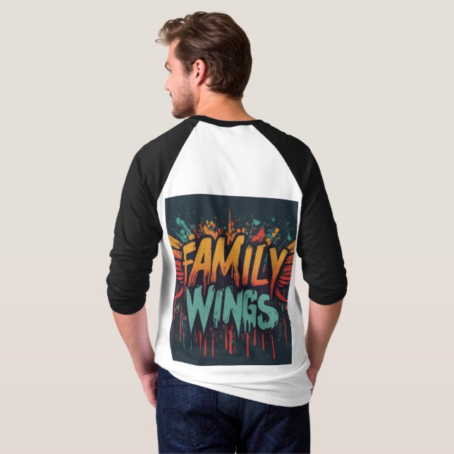 Family Vingar T Shirt (Hel baksida)