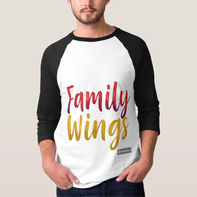Family vingar t shirt (Framsida)
