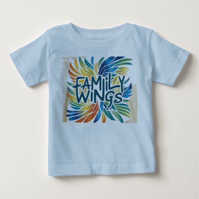 Family Vingar T Shirt (Framsida)