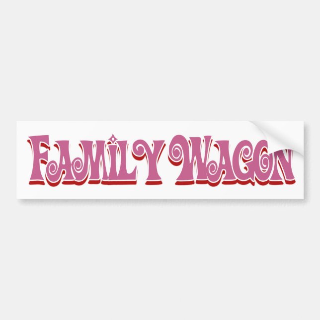 Family Wagon Bildekal (Framsidan)