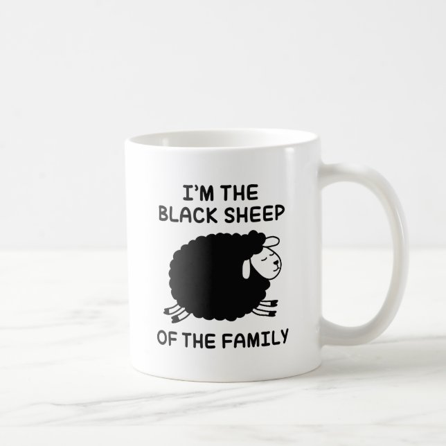 FamilyBlackSheep1B Kaffemugg (Höger)