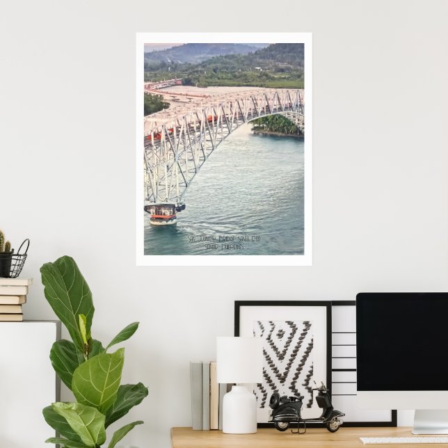 Famous San Juanico Bridge, Ph. -  Poster (Hemmakontoret)