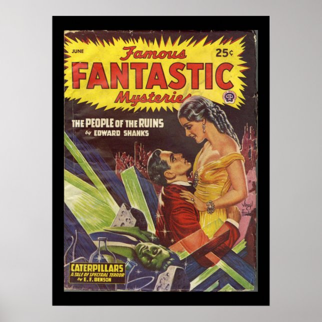 Famousfantastisk06_Pulp Art Poster (Framsidan)