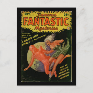 Famousfantastisk1Pulp Art Vykort