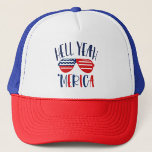 Fan, Amerika, Rött vitt blått patriotic Keps