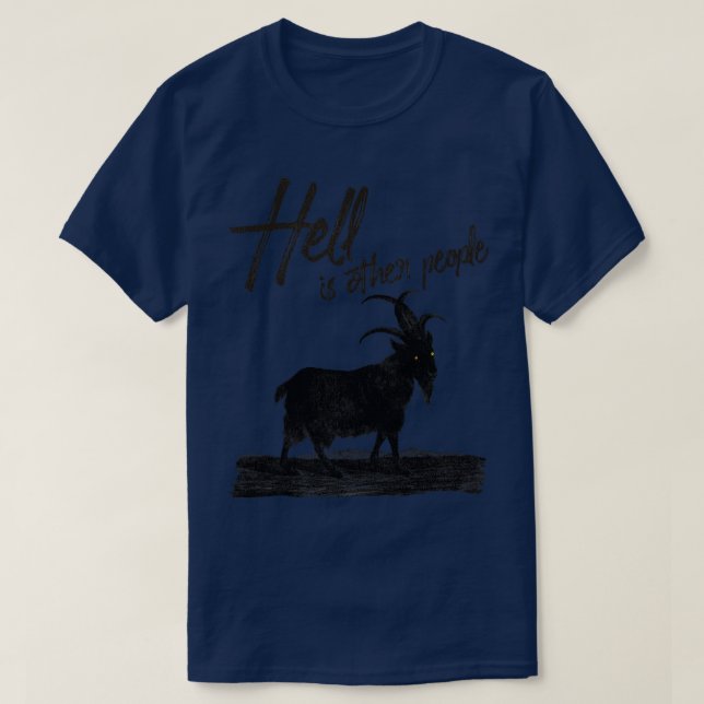 Fan är andra människor t shirt (Design framsida)