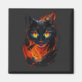 Fan Cat Magnet