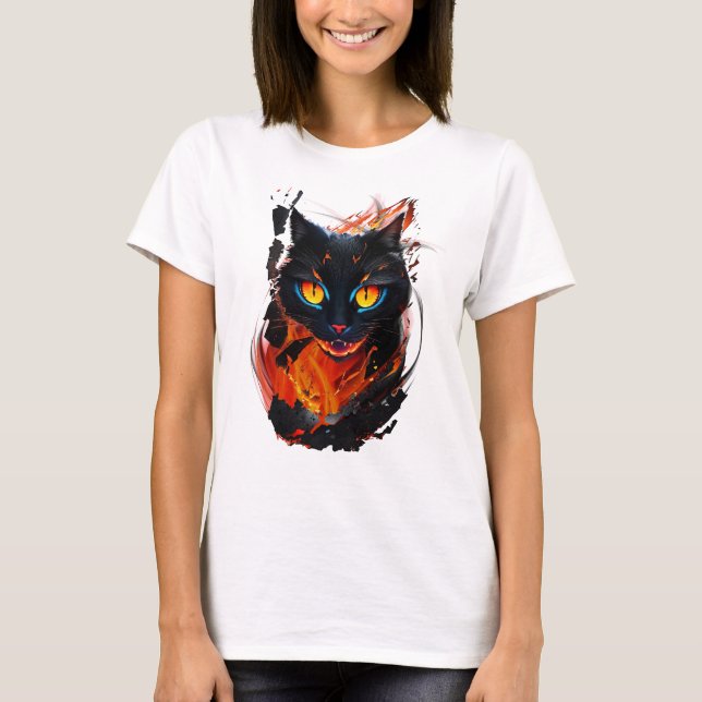 Fan Cat T Shirt (Framsida)