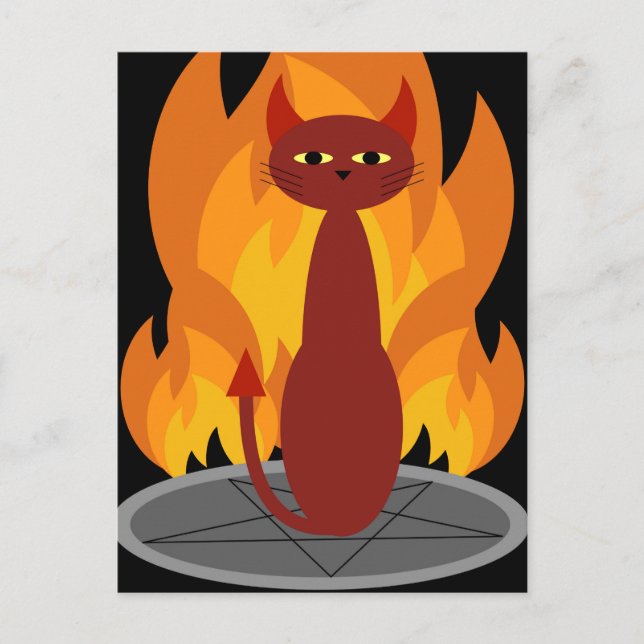 Fan Cat Vykort (Framsida)