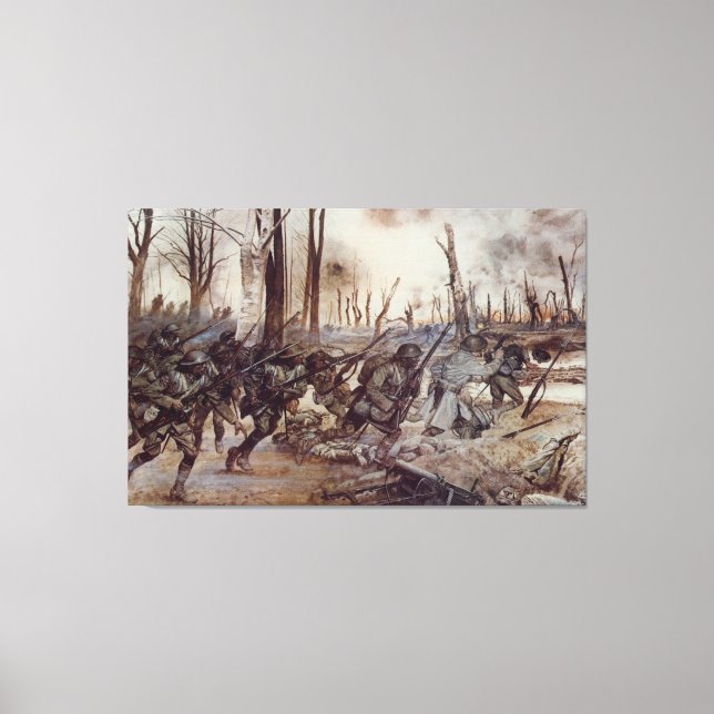 Fan Fighters från Harlem av H. Charles McBarron Canvastryck (Framsida)