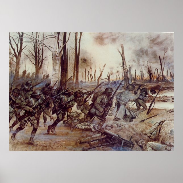 Fan Fighters från Harlem av H Charles McBarron Jr Poster (Framsidan)