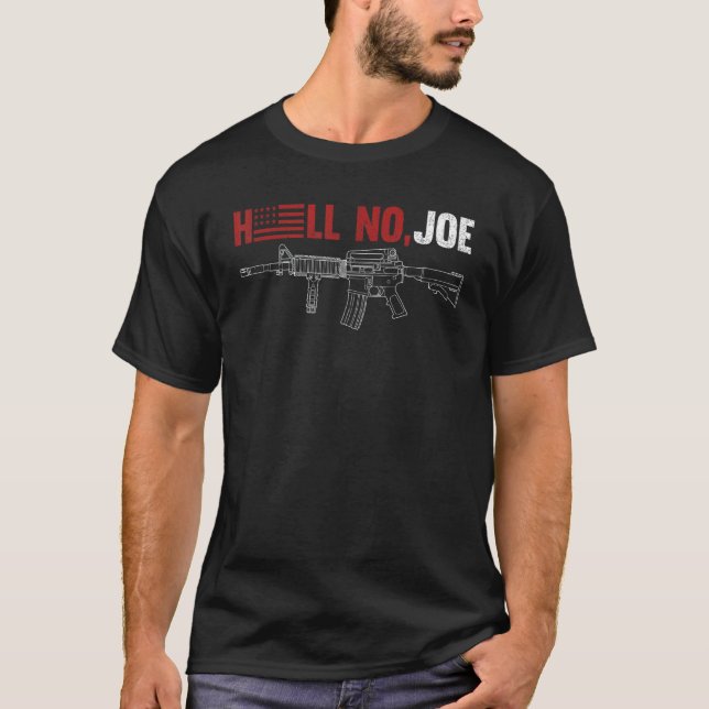 Fan heller ingen joe Tee-pistol T Shirt (Framsida)