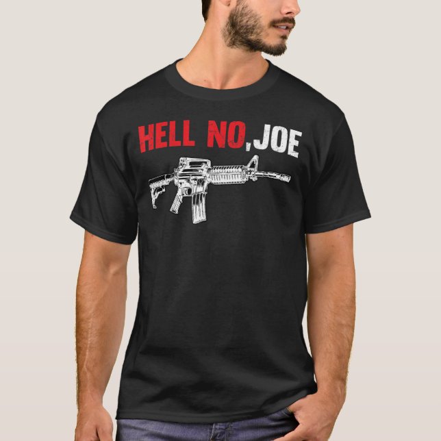 Fan heller ingen joe Tee-pistol T Shirt (Framsida)