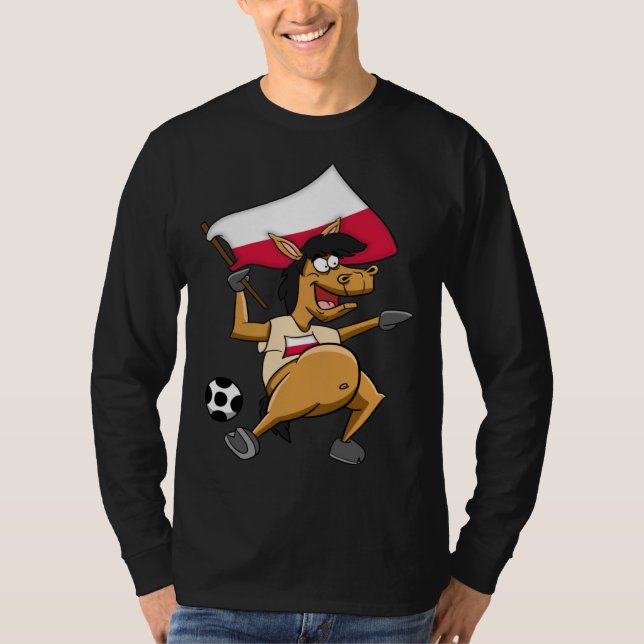 Fan horse Poland T Shirt (Framsida)