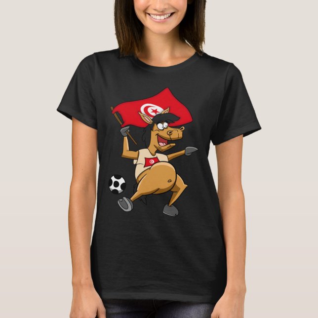 Fan horse Tunisia T Shirt (Framsida)