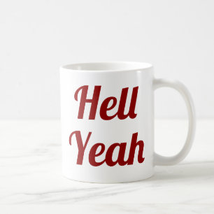 Fan Ja Slogan Mugg handskriven maskin